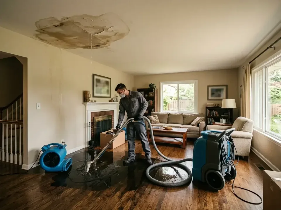 attic-pipe-burst-ceiling-drip-008 — frequently asked questions, Water Damage Restoration & Carpet Care in Poolesville, MD